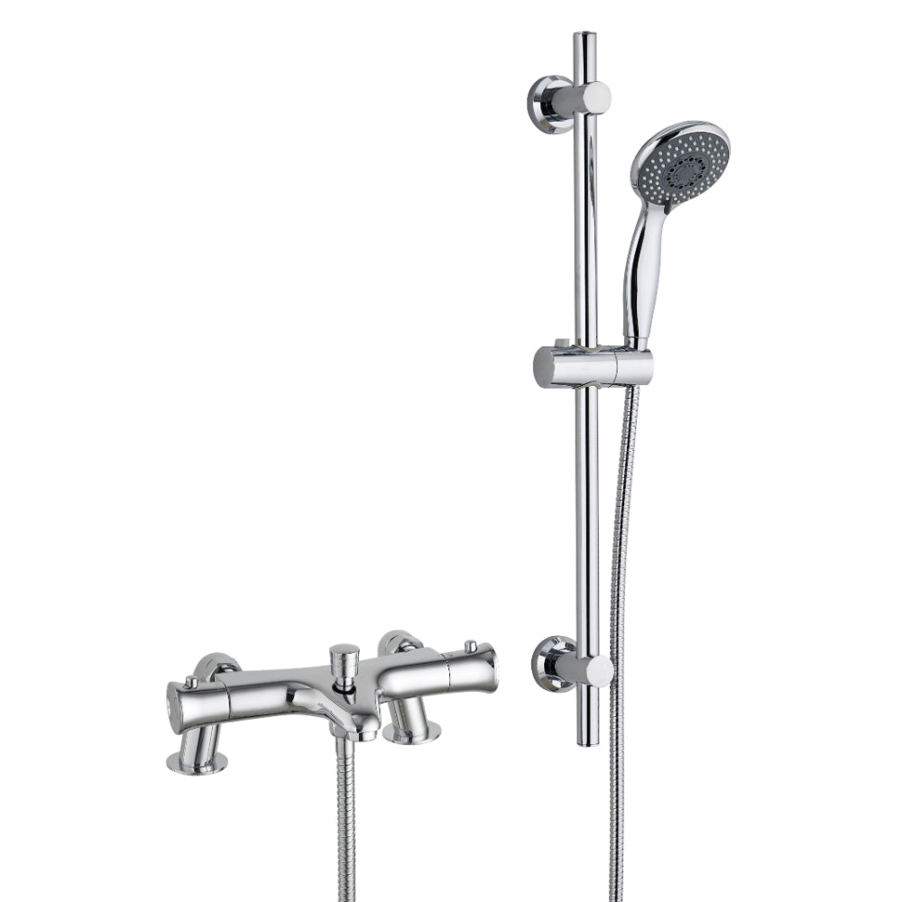 Tailored Plumb Essentials Thermostatic Bath Shower Mixer Riser Kit - C ...