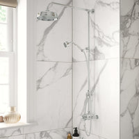 Tailored Tenby Traditional Dual Control Shower Kit - Chrome