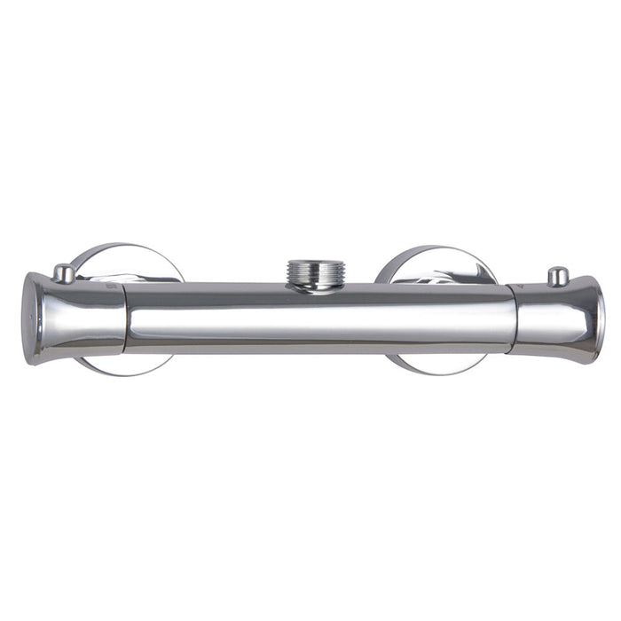 Tailored Thermostatic Bath Shower Mixer Valve with Top Outlet - Chrome