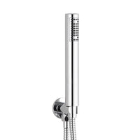 Tailored Round Shower Elbow Wall Outlet with Shower Handset and Hose - Chrome