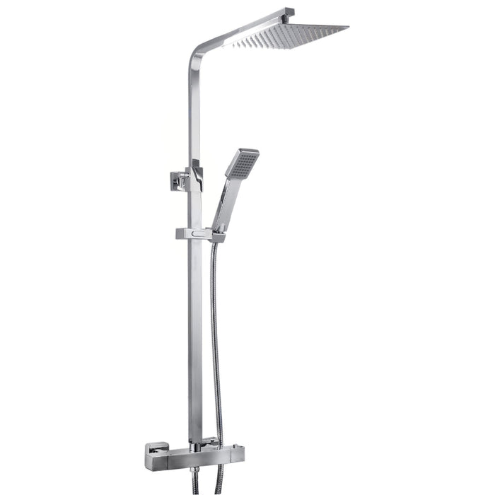 Tailored Plumb Essentials Square Thermostatic Overhead Shower Kit
