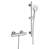 Tailored Snowdon Thermostatic Cool Touch Bar Shower Valve & Riser Kit - Chrome