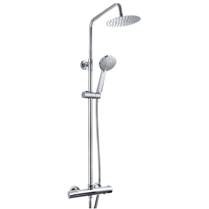 Tailored Plumb Essentials Round Thermostatic Overhead Shower Kit