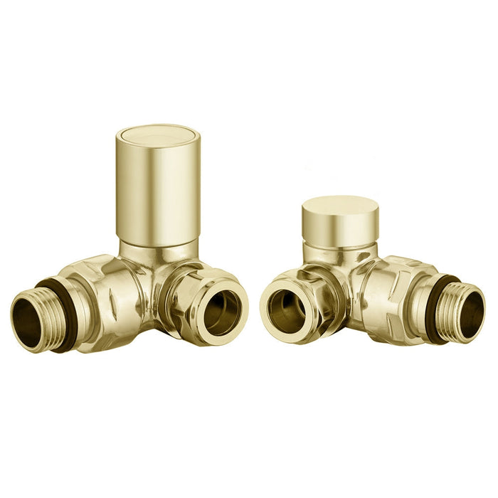 Tailored Corner Towel Rail Radiator Valves Pair