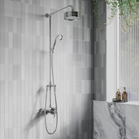 Tailored Beaumaris Modern Traditional Overhead Shower Rail Kit