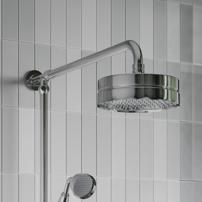 Tailored Beaumaris Modern Traditional Overhead Shower Rail Kit