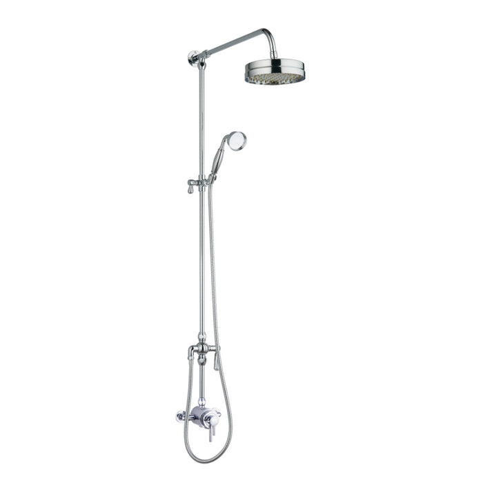 Tailored Beaumaris Modern Traditional Overhead Shower Rail Kit