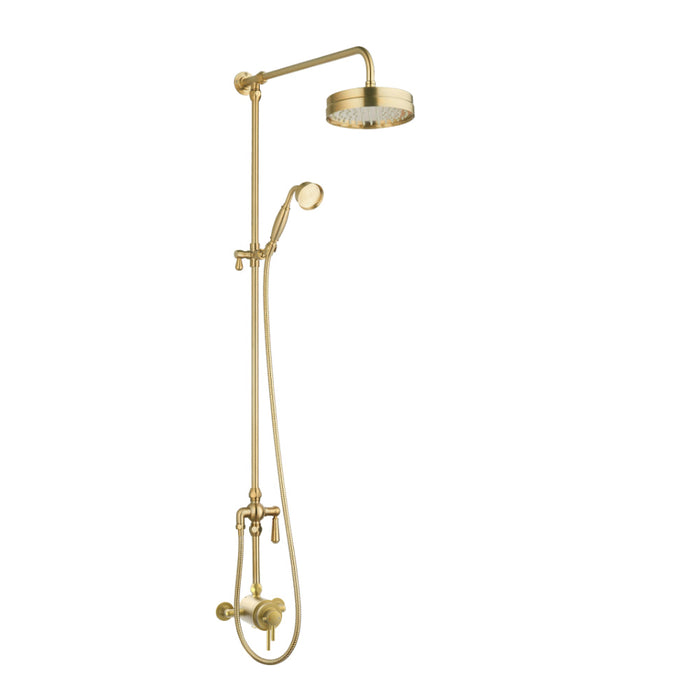 Tailored Beaumaris Modern Traditional Overhead Shower Rail Kit