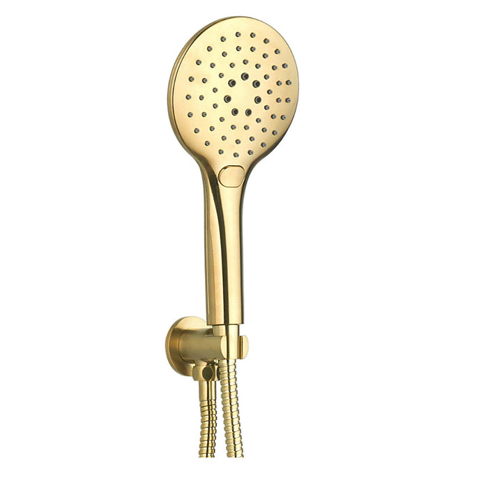 Tailored Round Wall Outlet Elbow with Bracket Hose & Handset