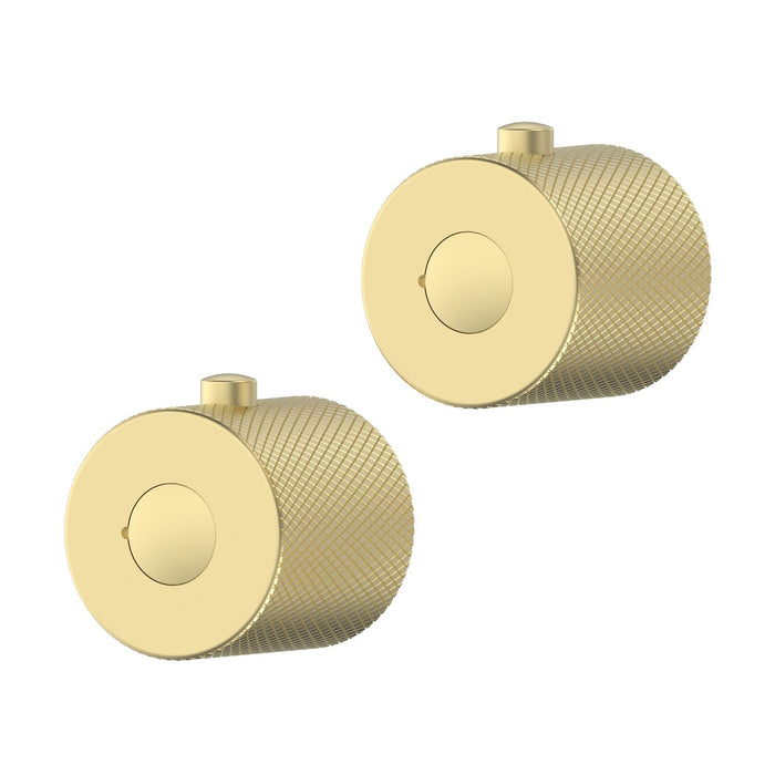 Tailored Menai Premium Round Thermostatic Overhead Shower Kit with Knurled Handles