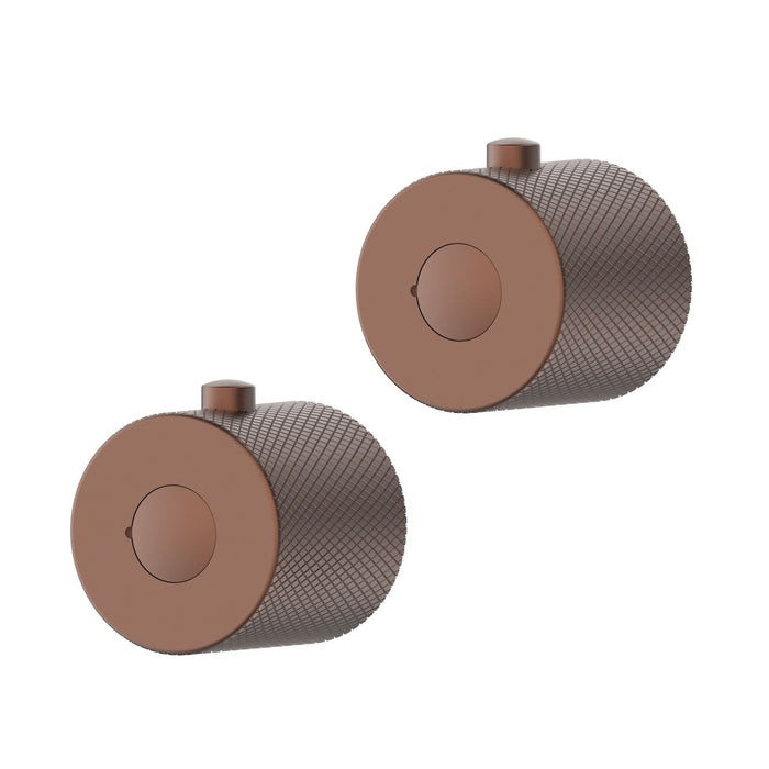 Tailored Menai Premium Round Thermostatic Overhead Shower Kit with Knurled Handles