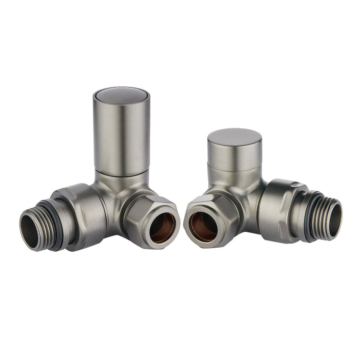 Tailored Corner Towel Rail Radiator Valves Pair