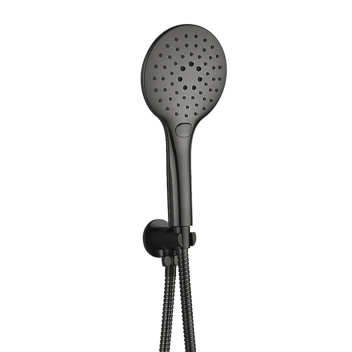 Tailored Round Wall Outlet Elbow with Bracket Hose & Handset