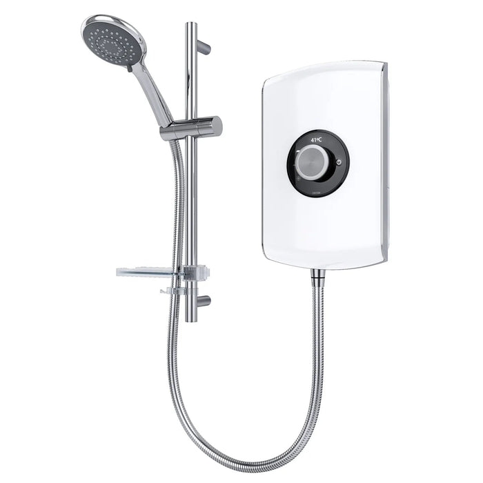 Triton Amore Electric Shower - 9.5kW - Gloss White