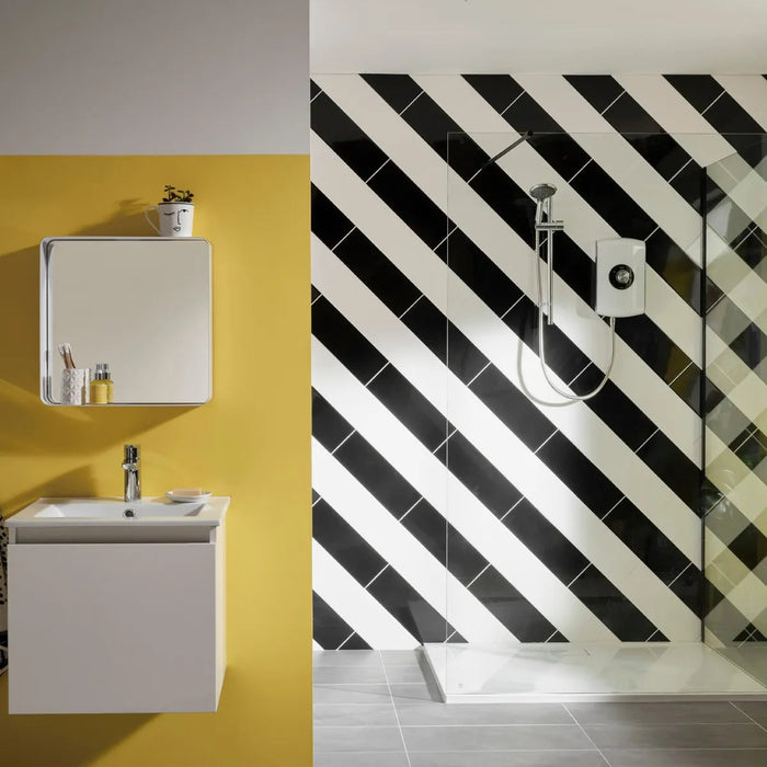 Triton Amore Electric Shower - 9.5kW - Gloss White