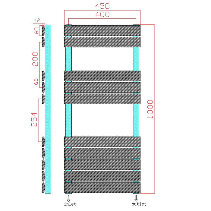 Scudo Life Designer Heated Towel Rail