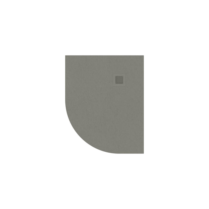 Sonas Slate Antislip Offset Quadrant Shower Tray With Waste