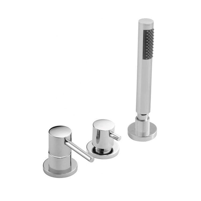 Vado Zoo 3 Hole Bath Shower Mixer Tap - Chrome