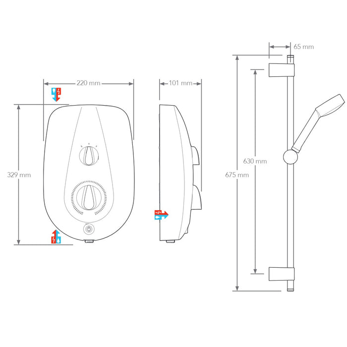 Mira Vie Electric Shower