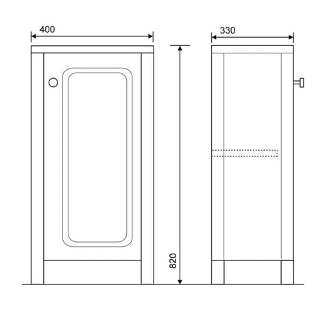 Sonas Kingston Floorstanding Medium Storage Unit