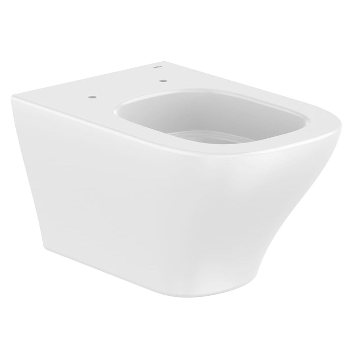 Roca Optica Vortex Rimless Wall Hung Toilet with Soft Close Seat