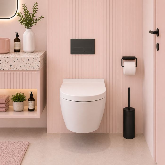 Crosswater Venue Ultra Slim 1140mm Concealed Cistern Toilet Frame Set 5