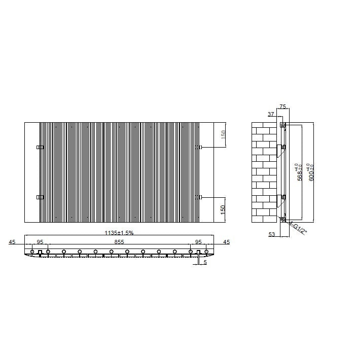 Tailored Taupo Aluminium Horizontal Radiator