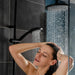 Triton Amore DuElec Electric Shower - 9.5kW - Gloss Black