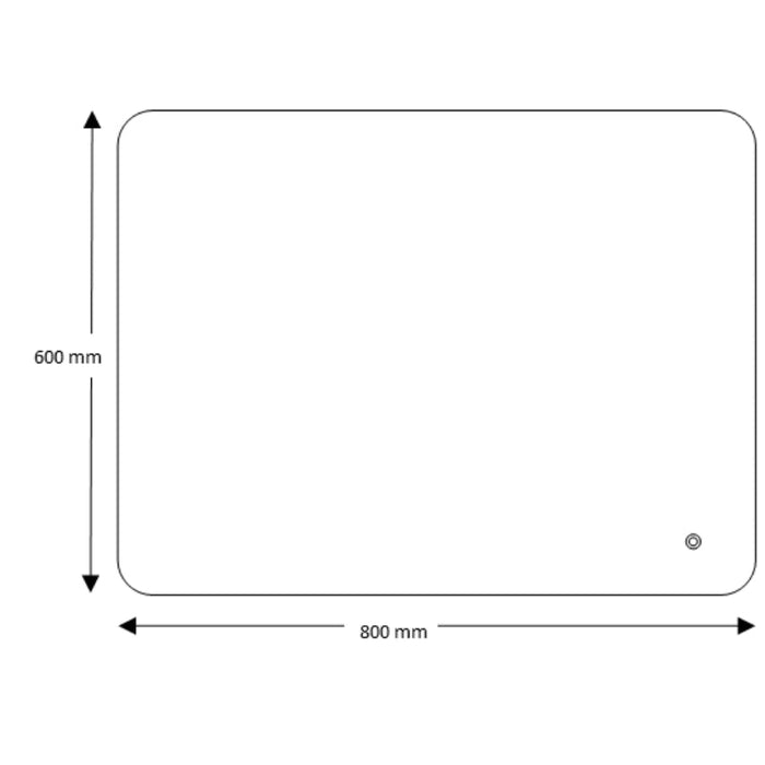 Tailored Bea Illuminated Backlit LED Touch Mirror