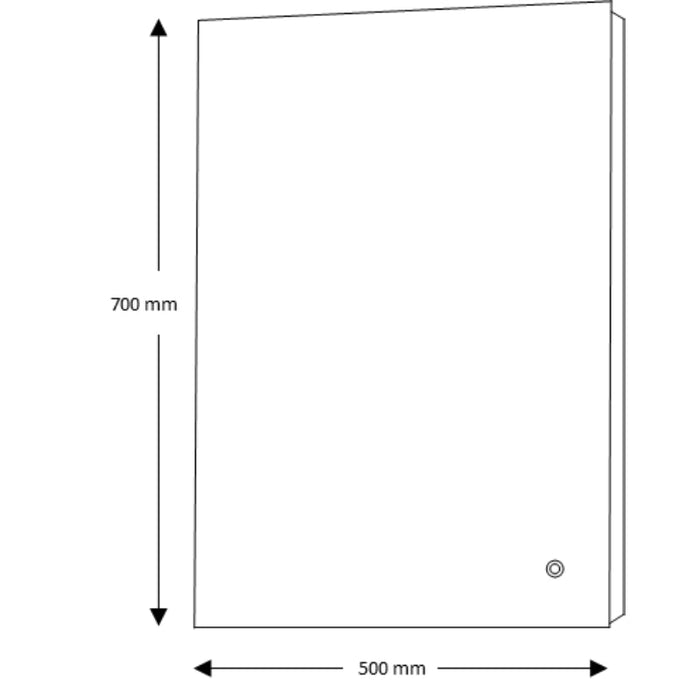 Tailored Noah Illuminated LED Edge Touch Mirror