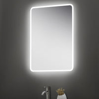 Tailored Willow Illuminated LED Slimline Wireless Speaker Touch Mirror 500mm x 700mm