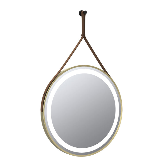 Tailored Mocha Hanging Strap for Delilah Round LED Mirror