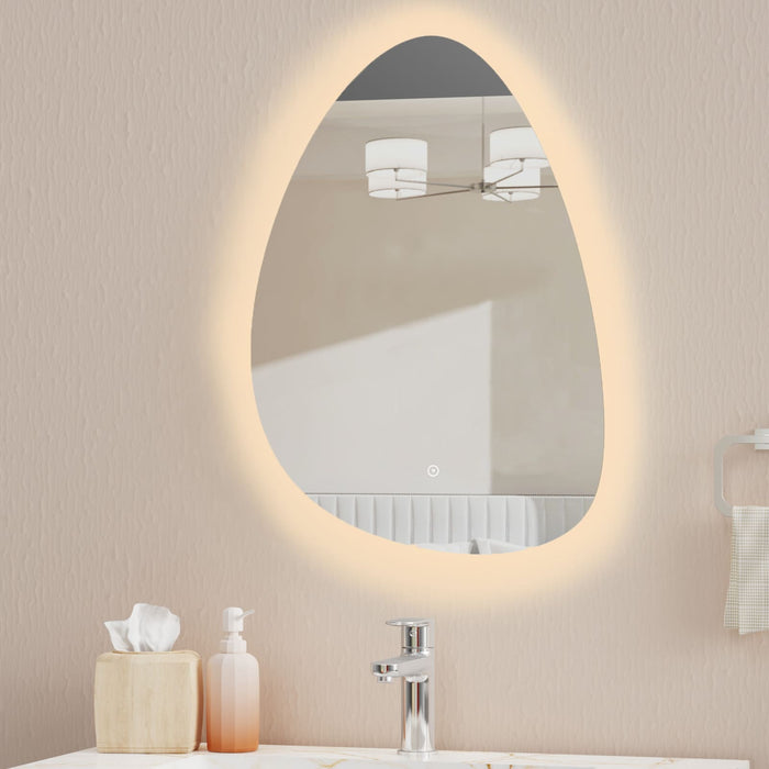 Tailored Sophie Illuminated Backlit LED Pebble Touch Mirror 500mm x 700mm