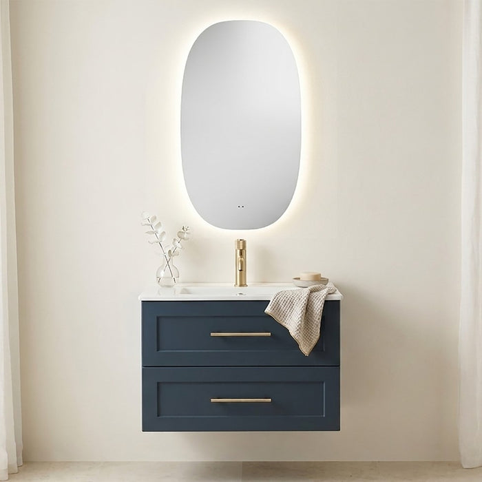 Tailored Arlo Illuminated Backlit LED Pebble Mirror