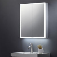 Tailored Bethany Illuminated LED Surround Double Door Mirror Cabinet 600mm x 700mm