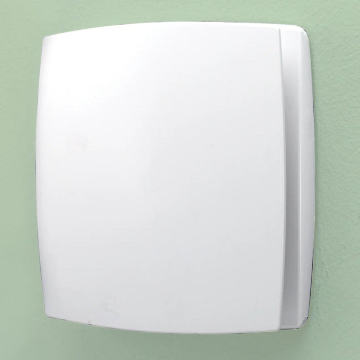 HiB Breeze Bathroom Fan With Timer And Humidity Sensor - 152mm x 152mm