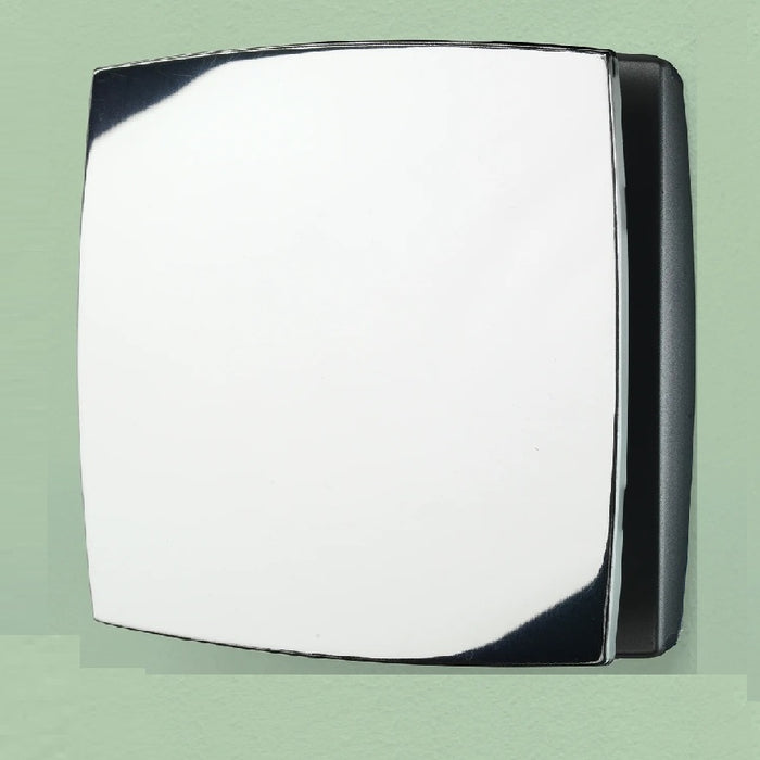 HiB Breeze Bathroom Fan With Timer And Humidity Sensor - 152mm x 152mm