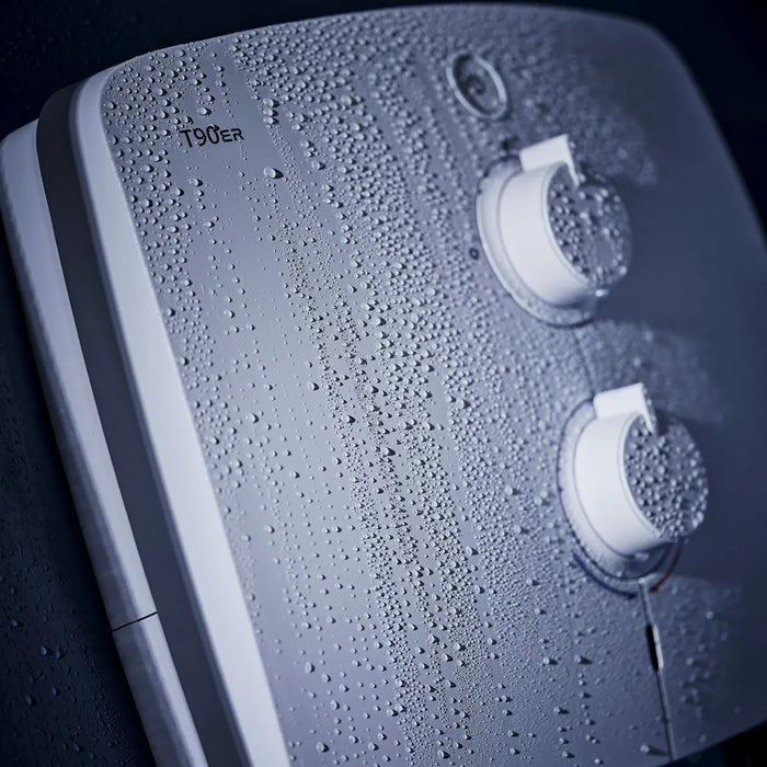 Triton T90ER 9kW Pumped Electric Shower - White/Chrome