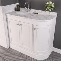 Eastbrook Hardwick 3 Door Floorstanding Vanity Unit With Quartz Basin - 912mm Wide - 1 Tap Hole