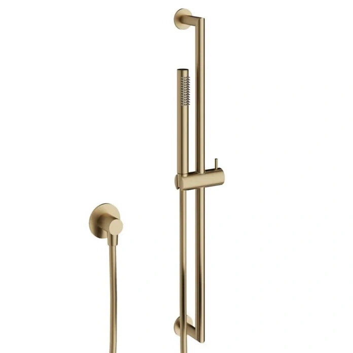 3ONE6 Designer Slide Rail Kit & Wall Outlet - Brushed Brass