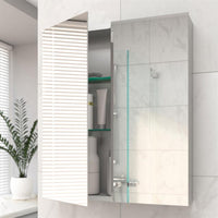 Eastbrook Bosini 2 Door Non Illuminated Mirror Cabinet - White