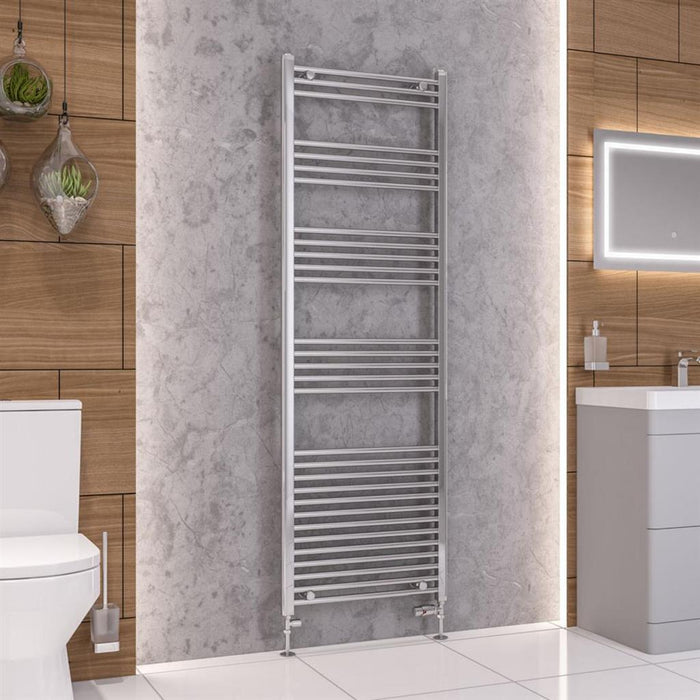 Eastbrook Wendover Vertical Straight Heated Towel Rail - Chrome
