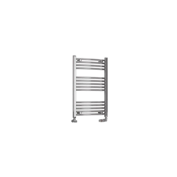 Eastbrook Wendover Vertical Curved Heated Towel Rail - Chrome