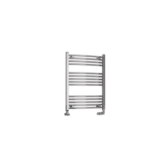Eastbrook Wendover Vertical Curved Heated Towel Rail - Chrome