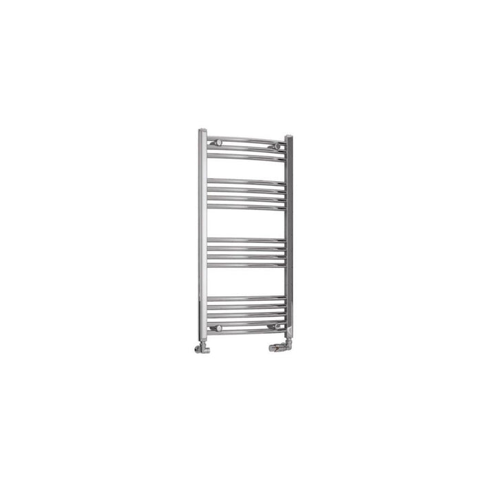 Eastbrook Wendover Vertical Curved Heated Towel Rail - Chrome