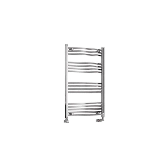 Eastbrook Wendover Vertical Curved Heated Towel Rail - Chrome