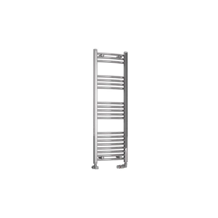 Eastbrook Wendover Vertical Curved Heated Towel Rail - Chrome