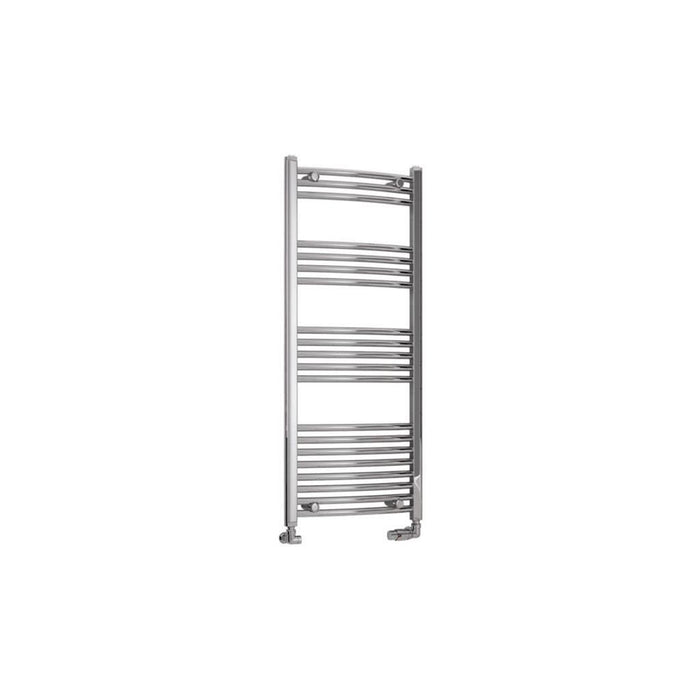 Eastbrook Wendover Vertical Curved Heated Towel Rail - Chrome