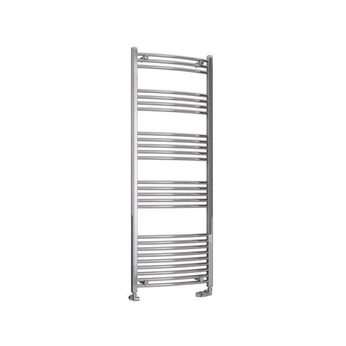 Eastbrook Wendover Vertical Curved Heated Towel Rail - Chrome