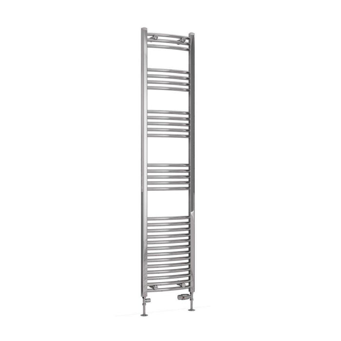Eastbrook Wendover Vertical Curved Heated Towel Rail - Chrome